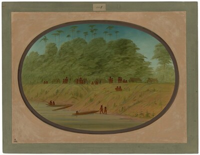 A Small Village - Payaguas Indians
