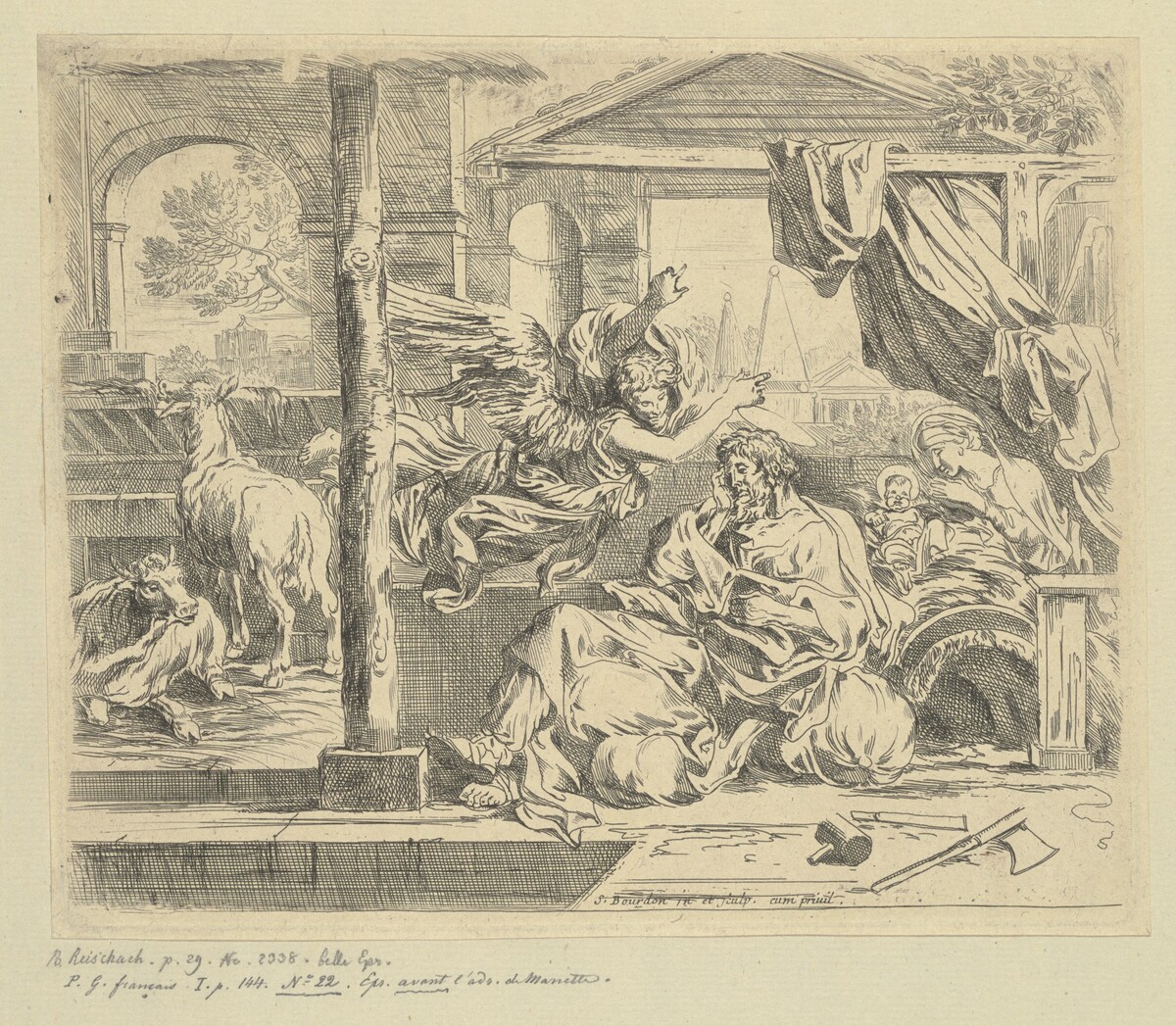 The Dream of Saint Joseph by Sébastien Bourdon