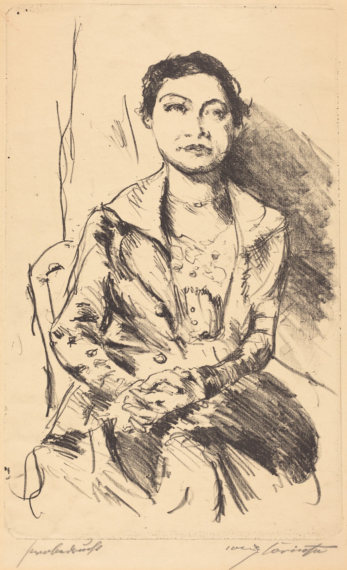 Anneliese Halbe by Lovis Corinth