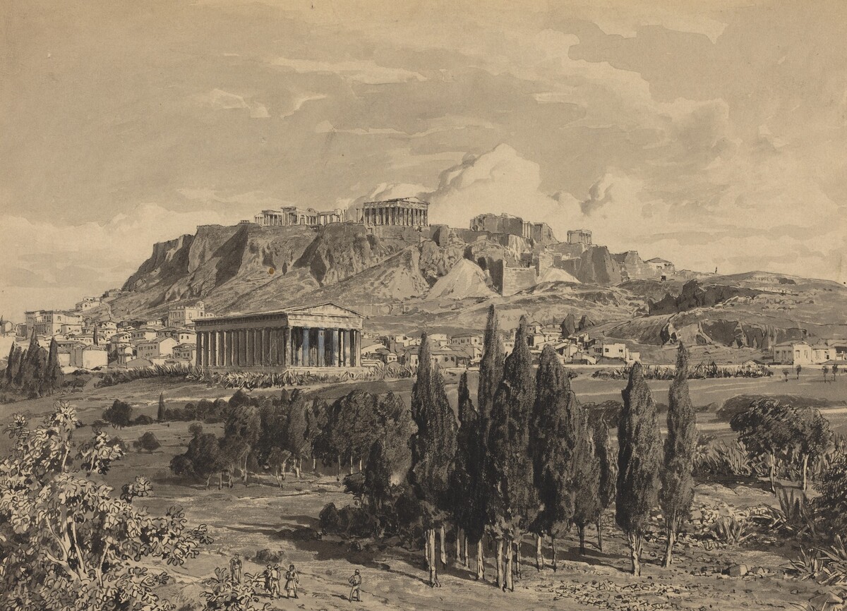Temple of Hyphaestus by Themistocles von Eckenbrecher