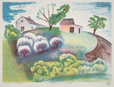 Spring on a Hillside