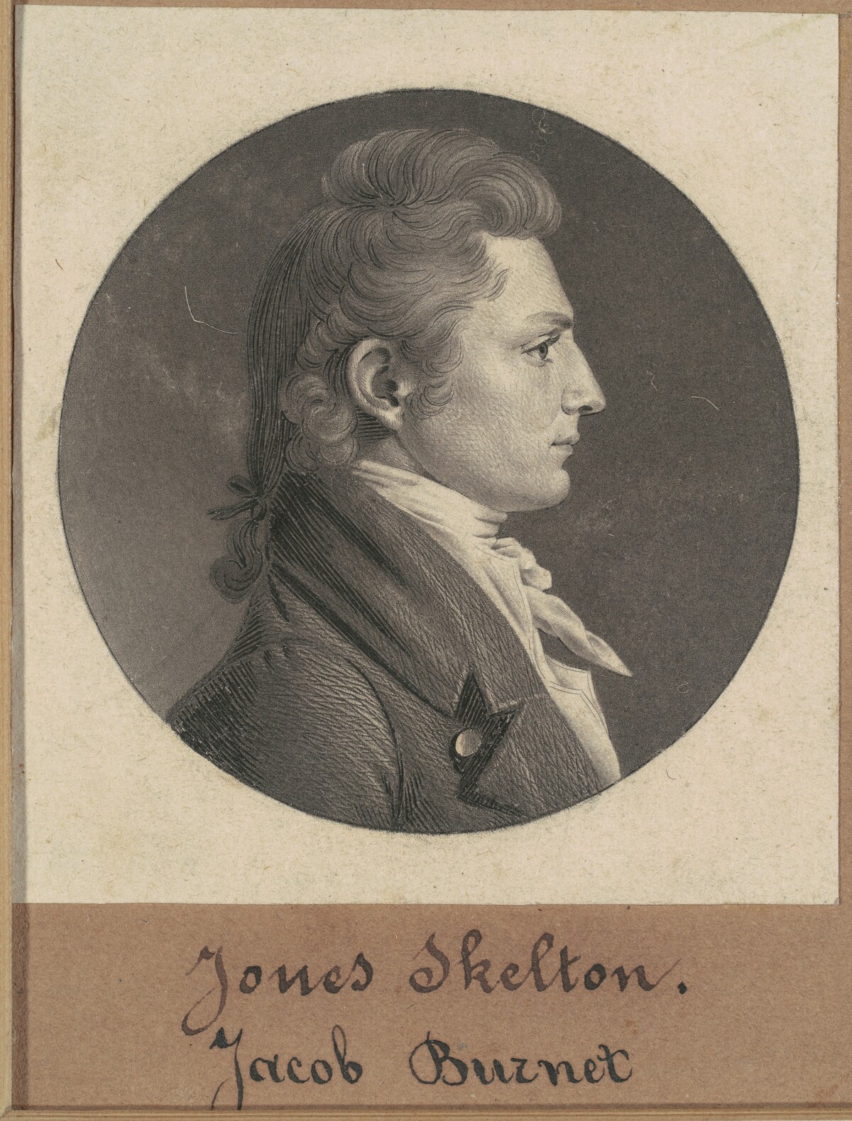 Jacob Burnet by Charles B. J. Févret de Saint-Mémin