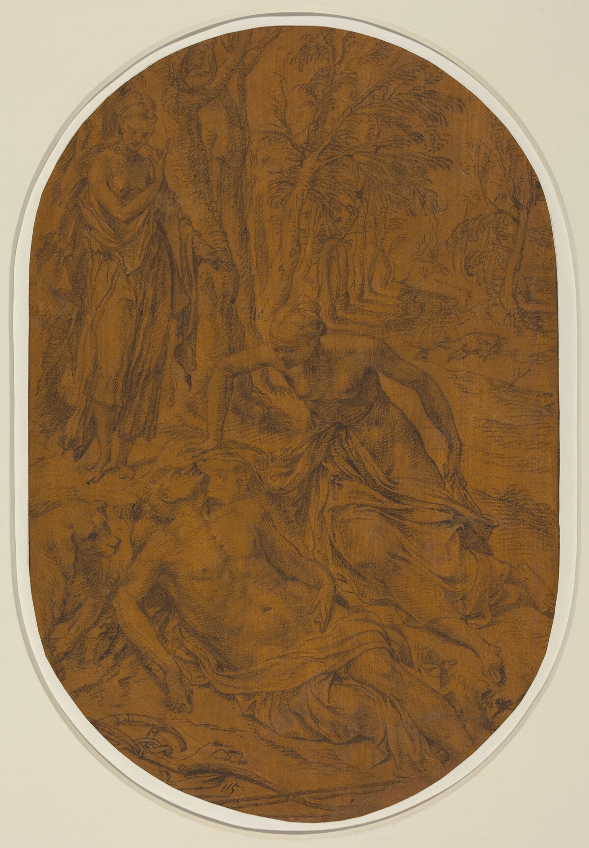 Diana and Endymion by Attributed to Frans Floris I