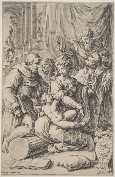 Holy Family with Saints