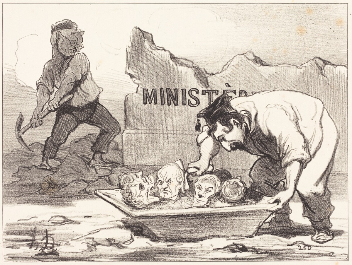 Un Replatrage by Honoré Daumier