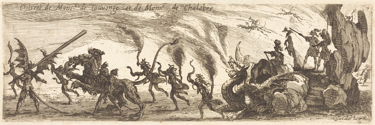 Entry of M. de Couvonge and M. de Chalabre [extra plate] by Jacques Callot