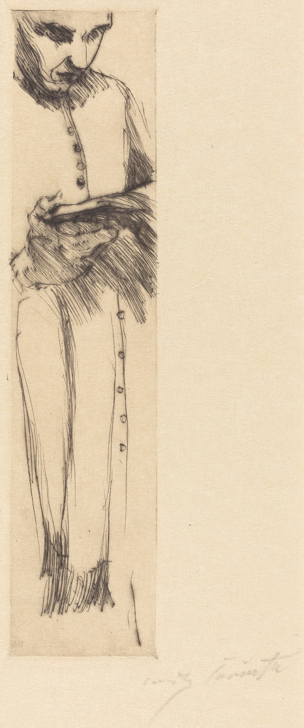 Lesender Mönch (Priest Reading) by Lovis Corinth