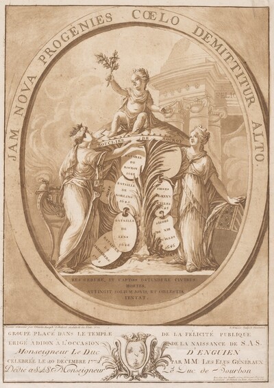 Allegory Celebrating the Birth of the Duc d’Enghien
