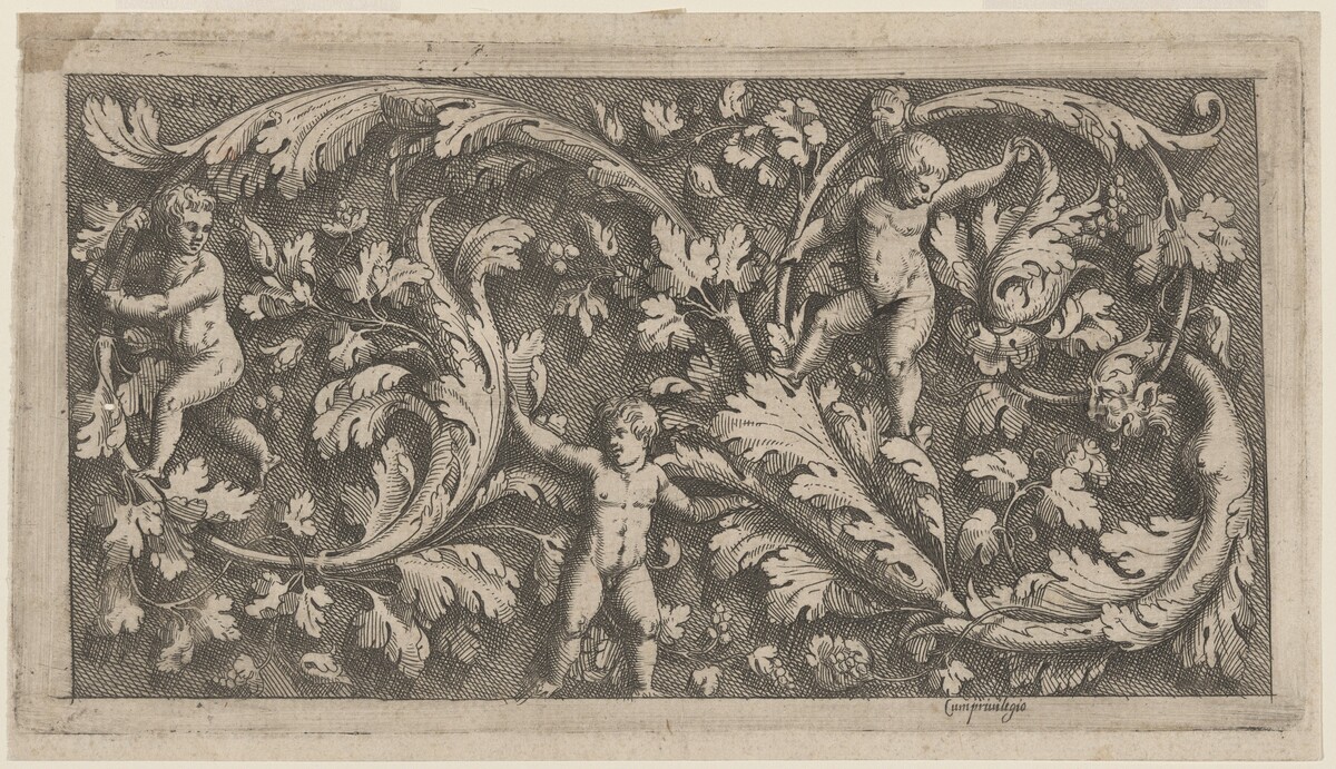 Panel of Ornament by Giovanni Battista Pittoni