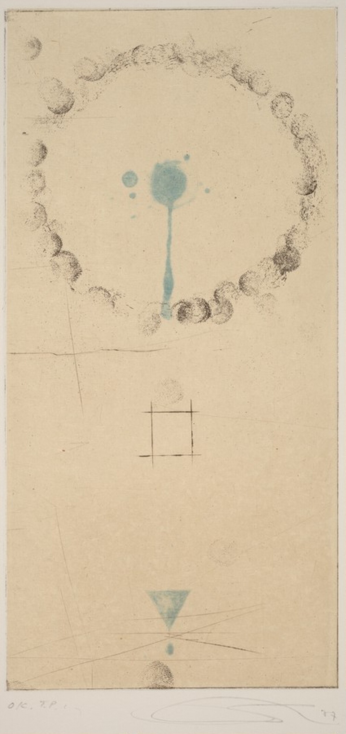 Between Vertical and Horizon -- Descended Triangle (Well 2) by Shoichi Ida