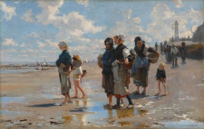 En route pour la pêche (Setting Out to Fish)