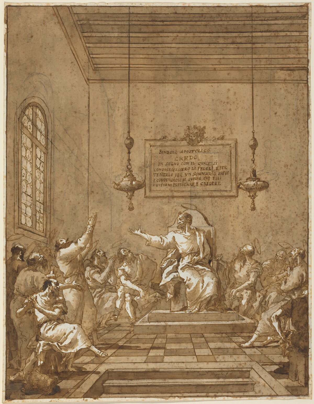 The Apostles' Creed by Giovanni Domenico Tiepolo
