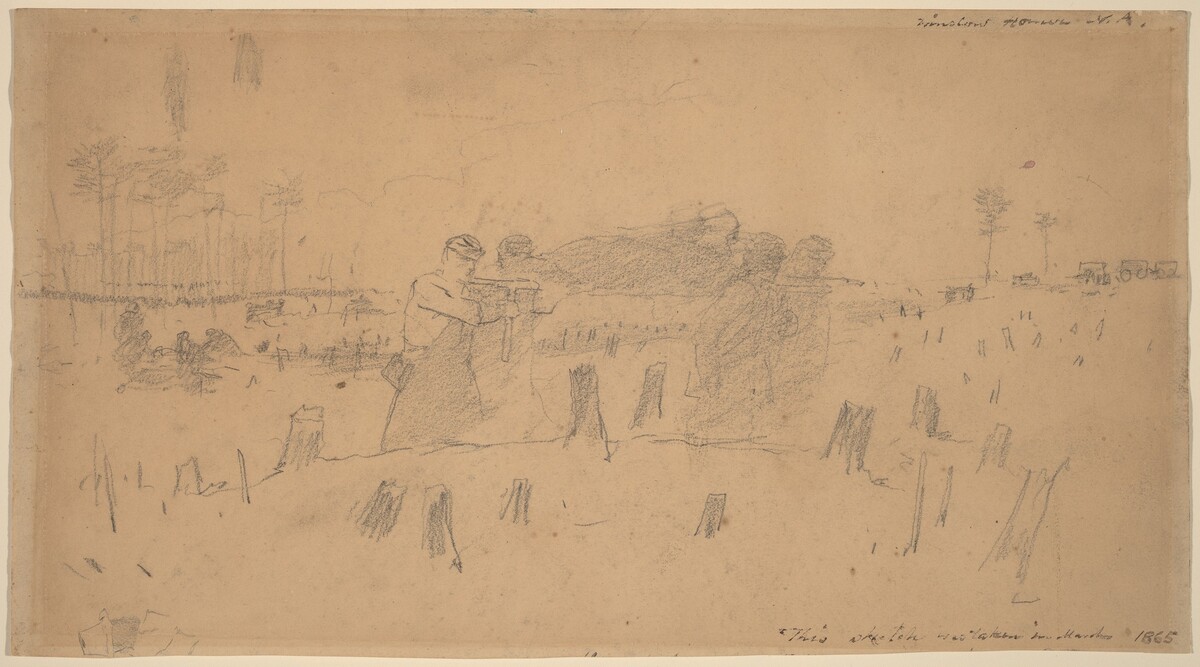 Carrying the Wounded by Winslow Homer