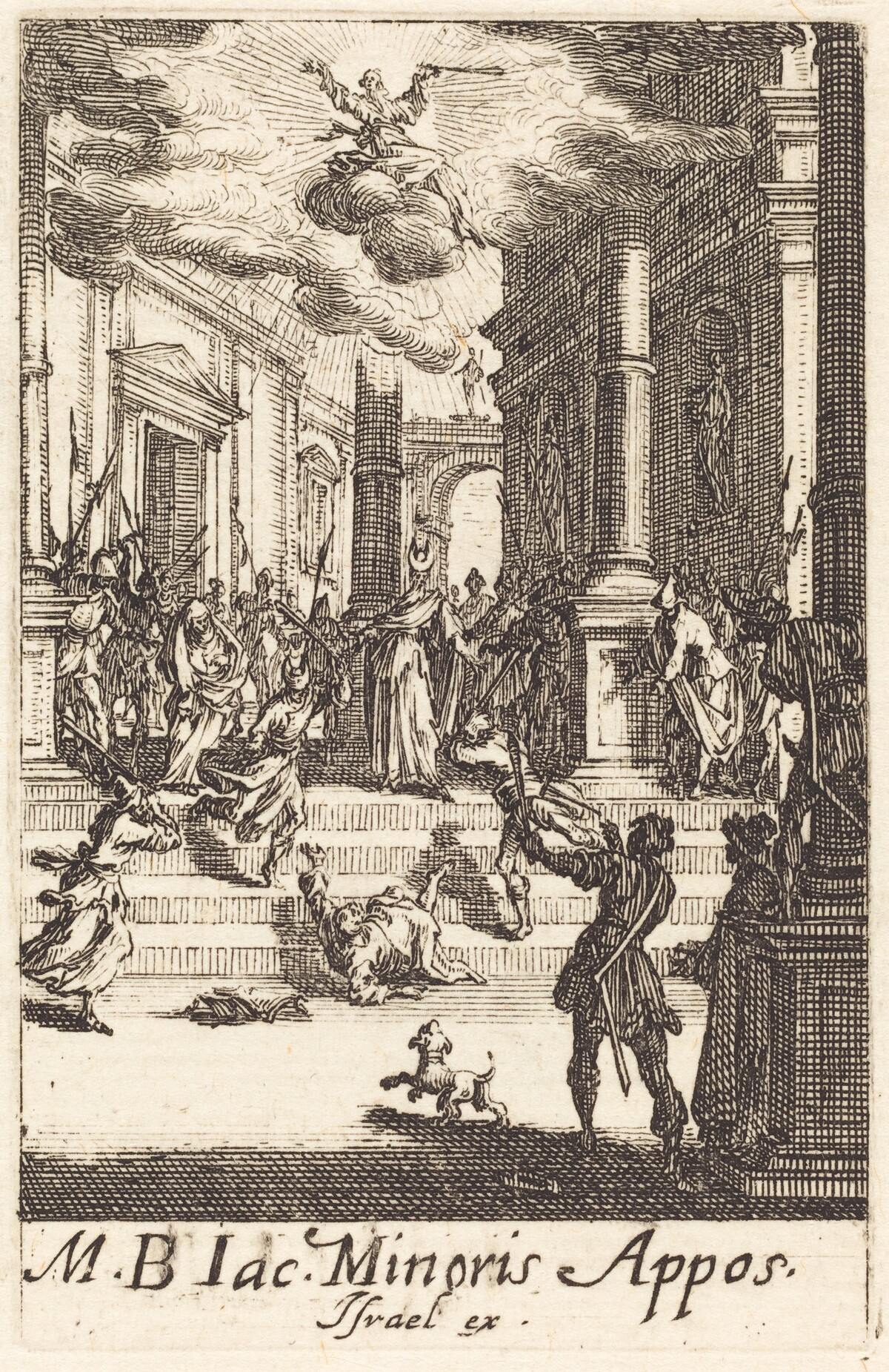 The Martyrdom of Saint James Minor by Jacques Callot