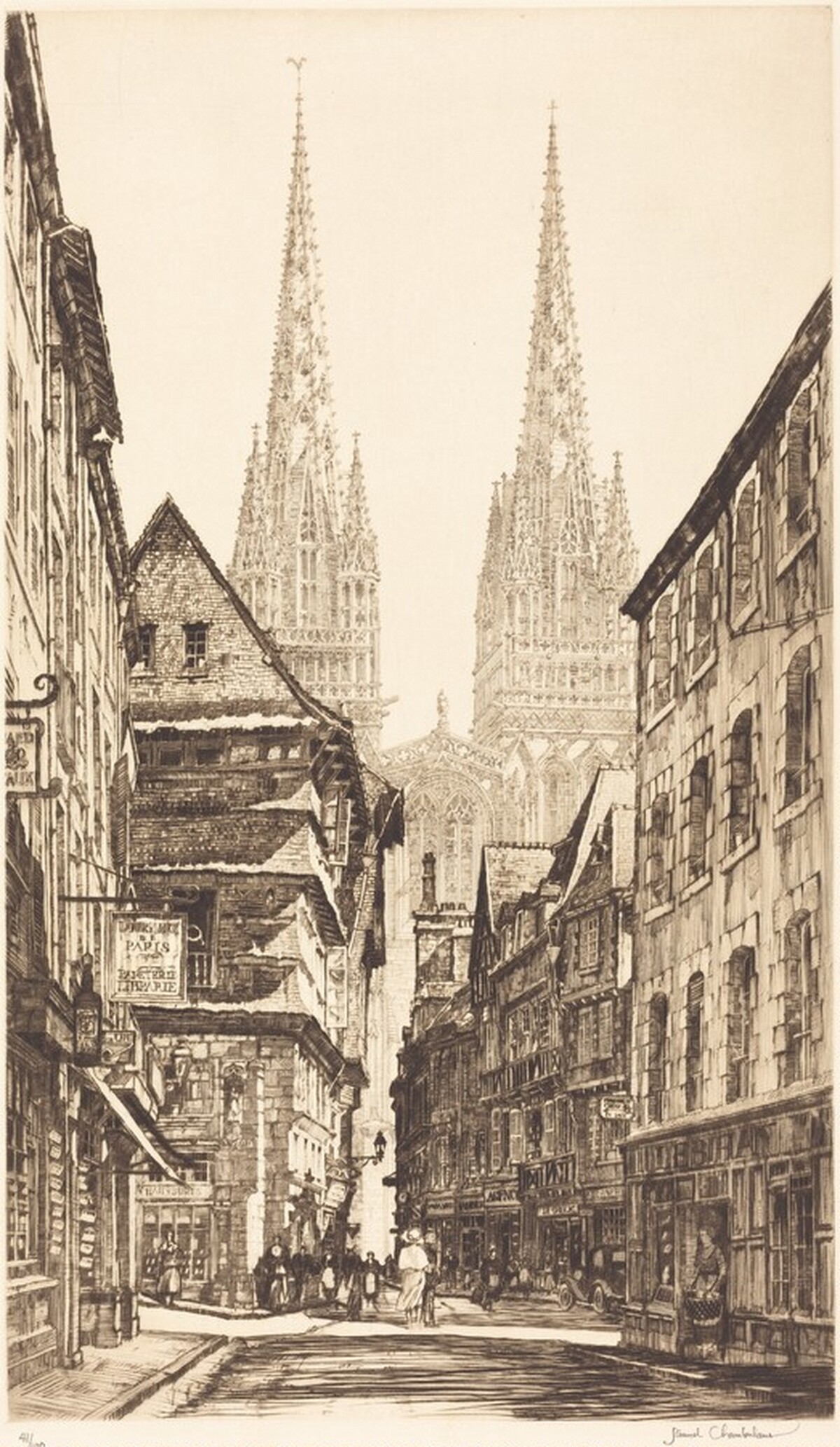 Quimper by Samuel Chamberlain