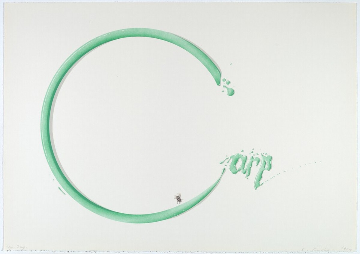 Carp with Fly by Ed Ruscha