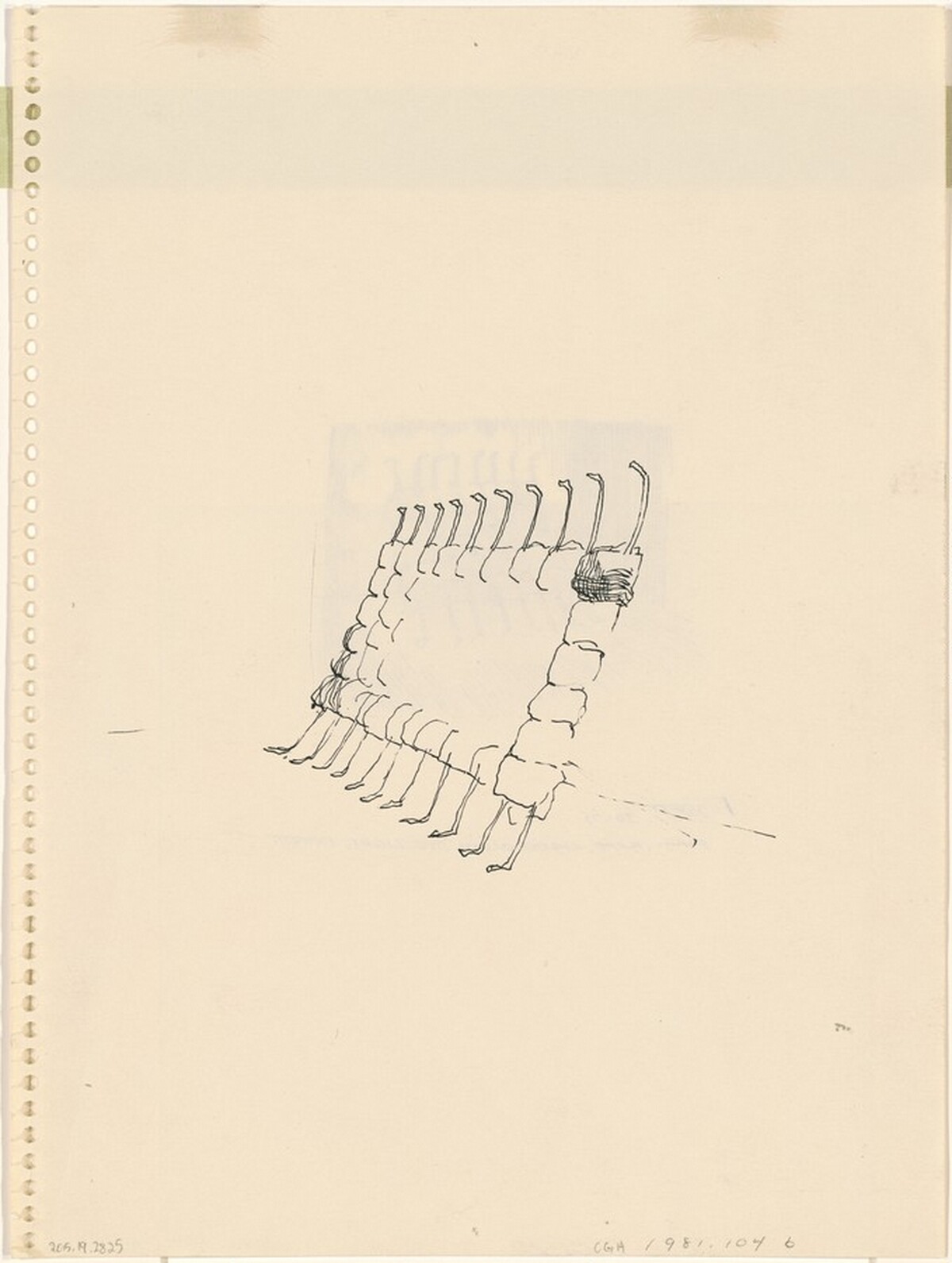 Dossett [verso] by Ed McGowin