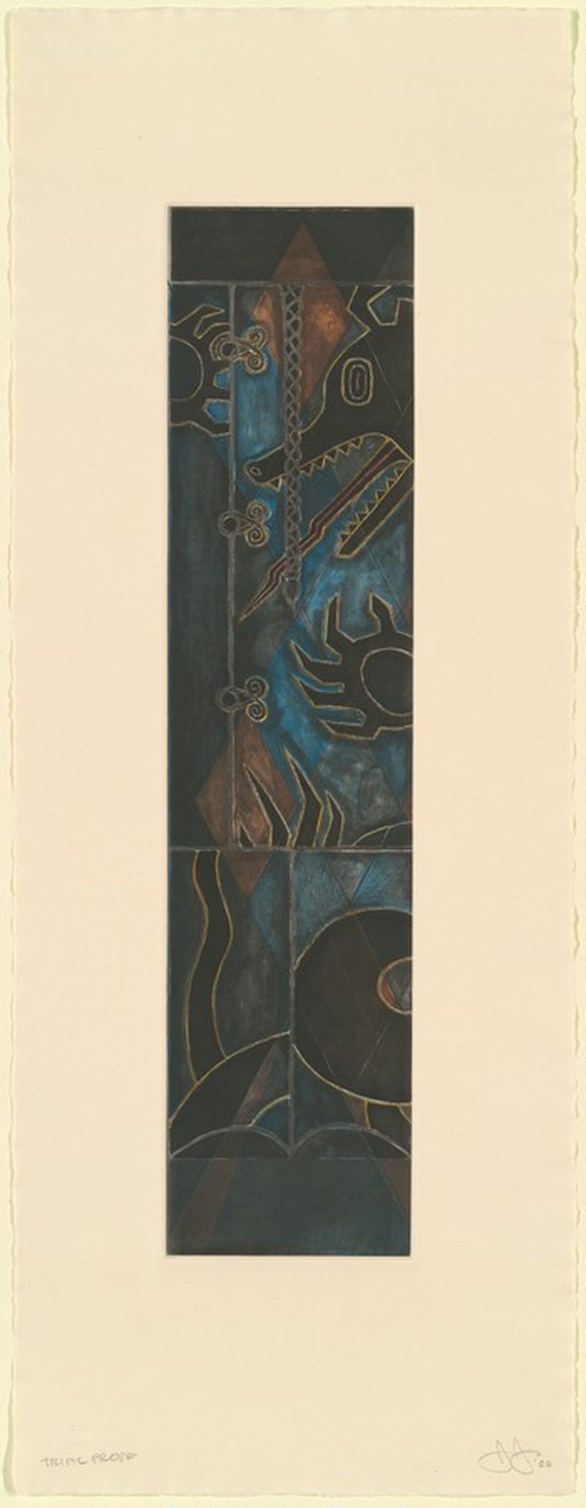 Two Costumes [trial proof] by Jasper Johns