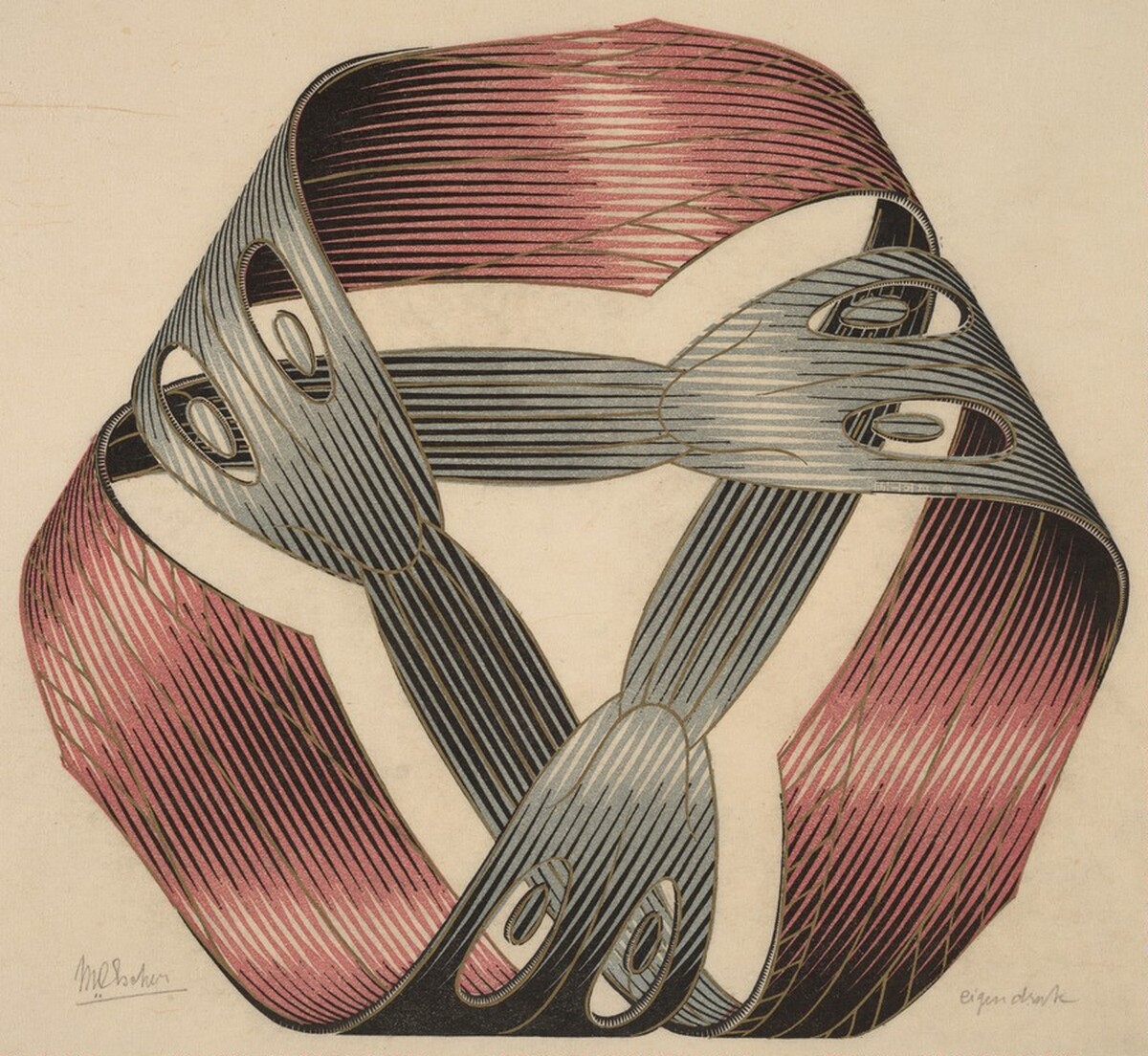 Mobius Strip I by M.C. Escher