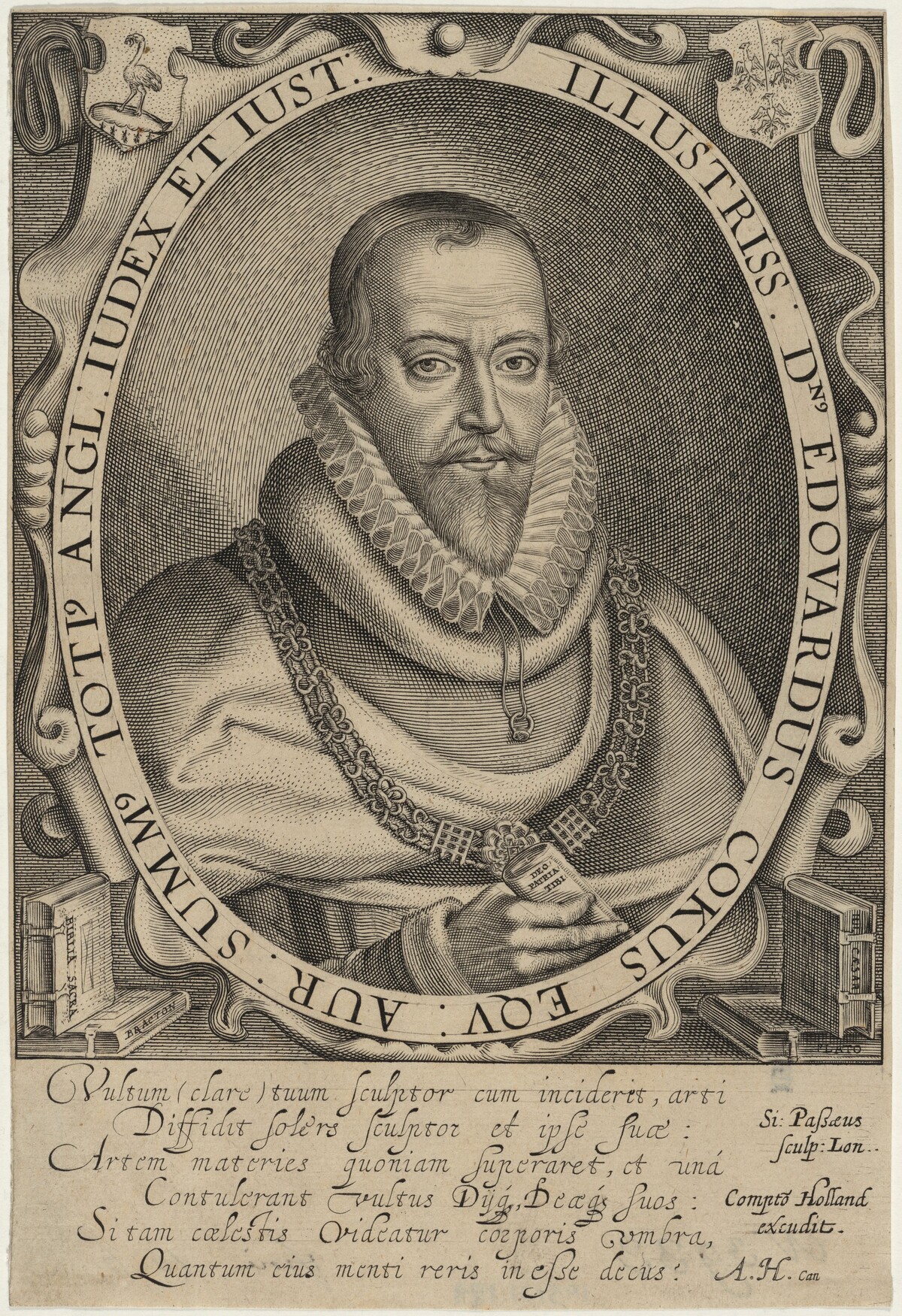 Sir Edward Coke by Simon de Passe
