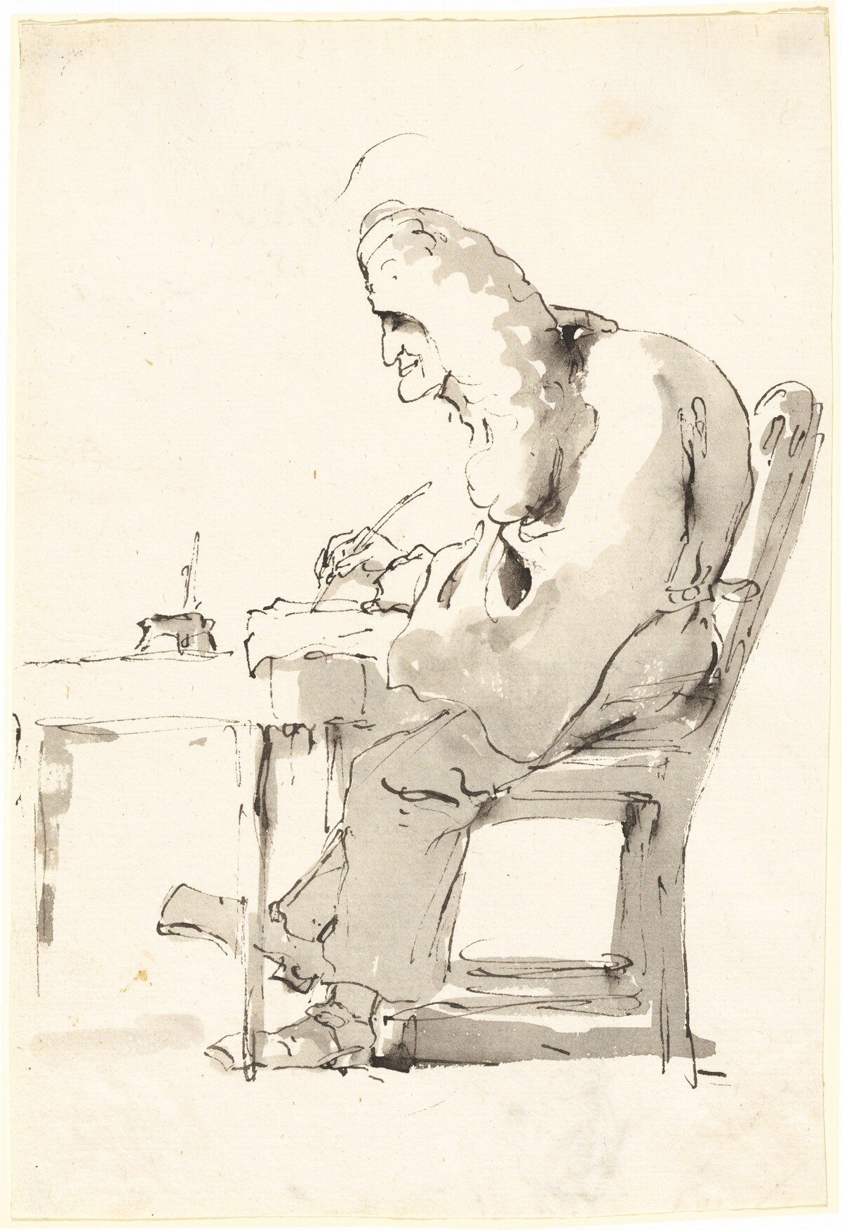 A Venetian Lawyer at His Desk by Giovanni Battista Tiepolo
