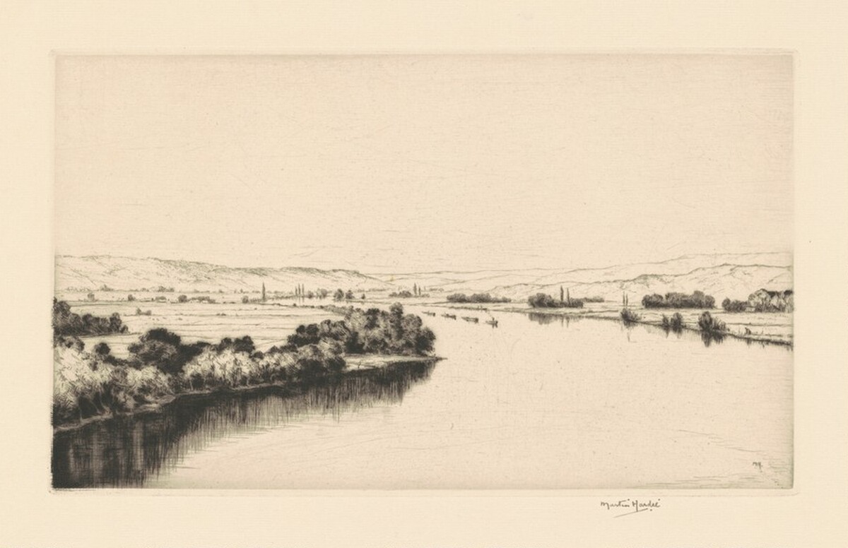 On the Seine by Martin Hardie