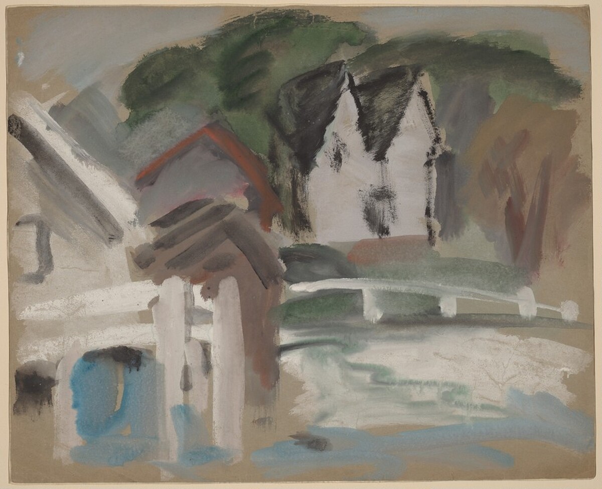 Landscape [recto] by Mark Rothko