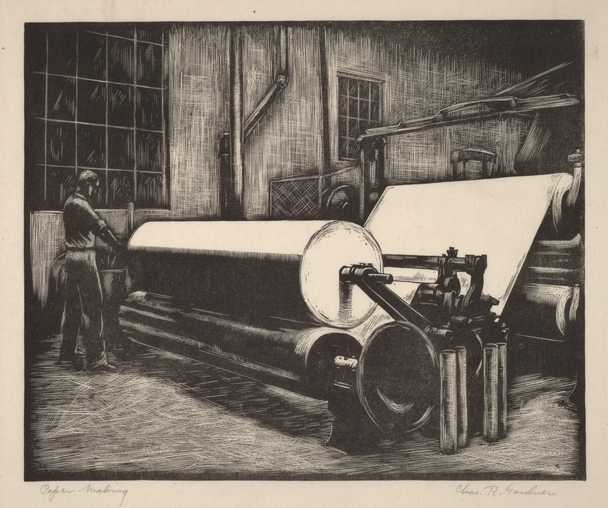 Paper Making by Charles Reed Gardner
