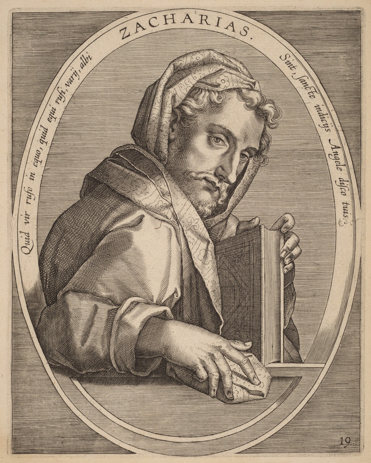 Zaccarias by Theodor Galle after Jan van der Straet