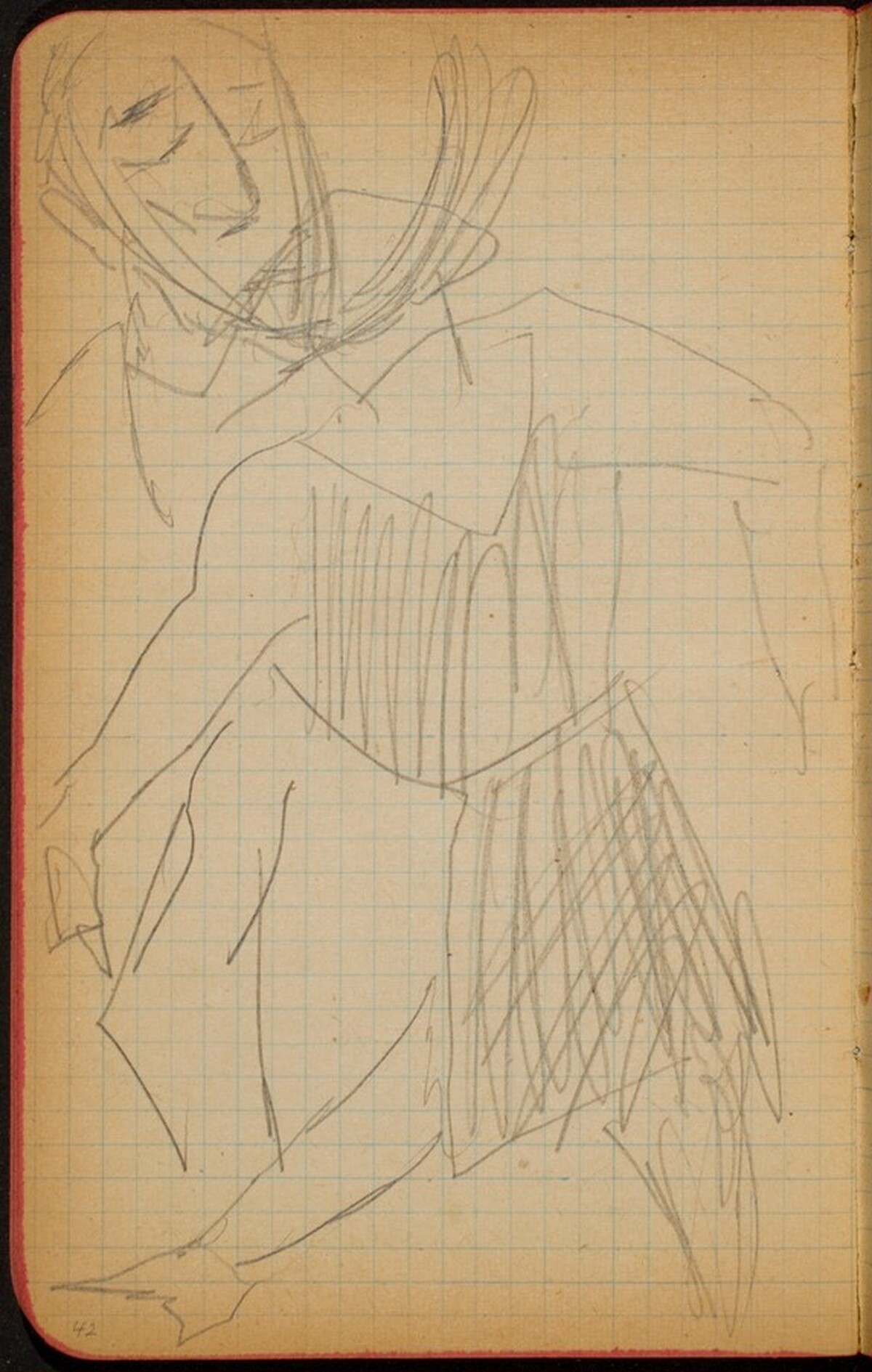 Tanzendes Paar (Dancing Couple) [p. 42] by Max Beckmann
