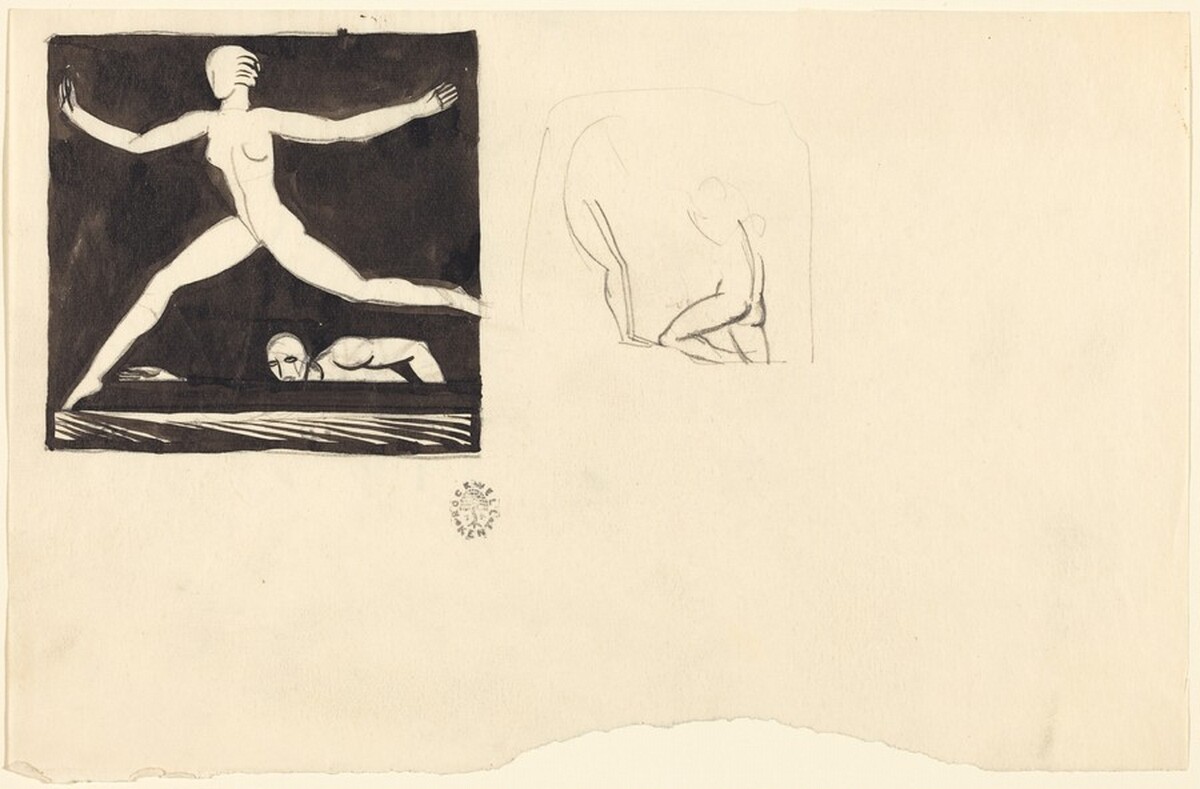 Study for a Bookplate by Rockwell Kent