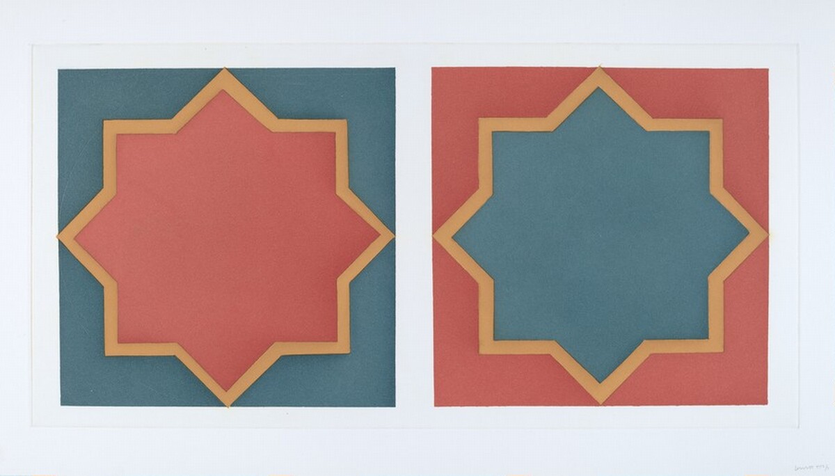Double Stars [trial proof 2] by Sol LeWitt