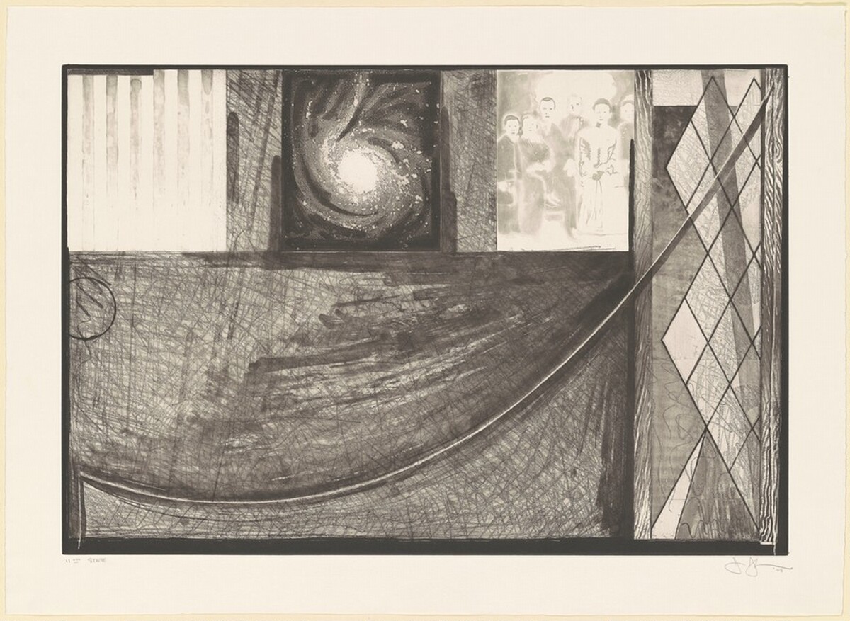Untitled [state proof of 11th state] by Jasper Johns