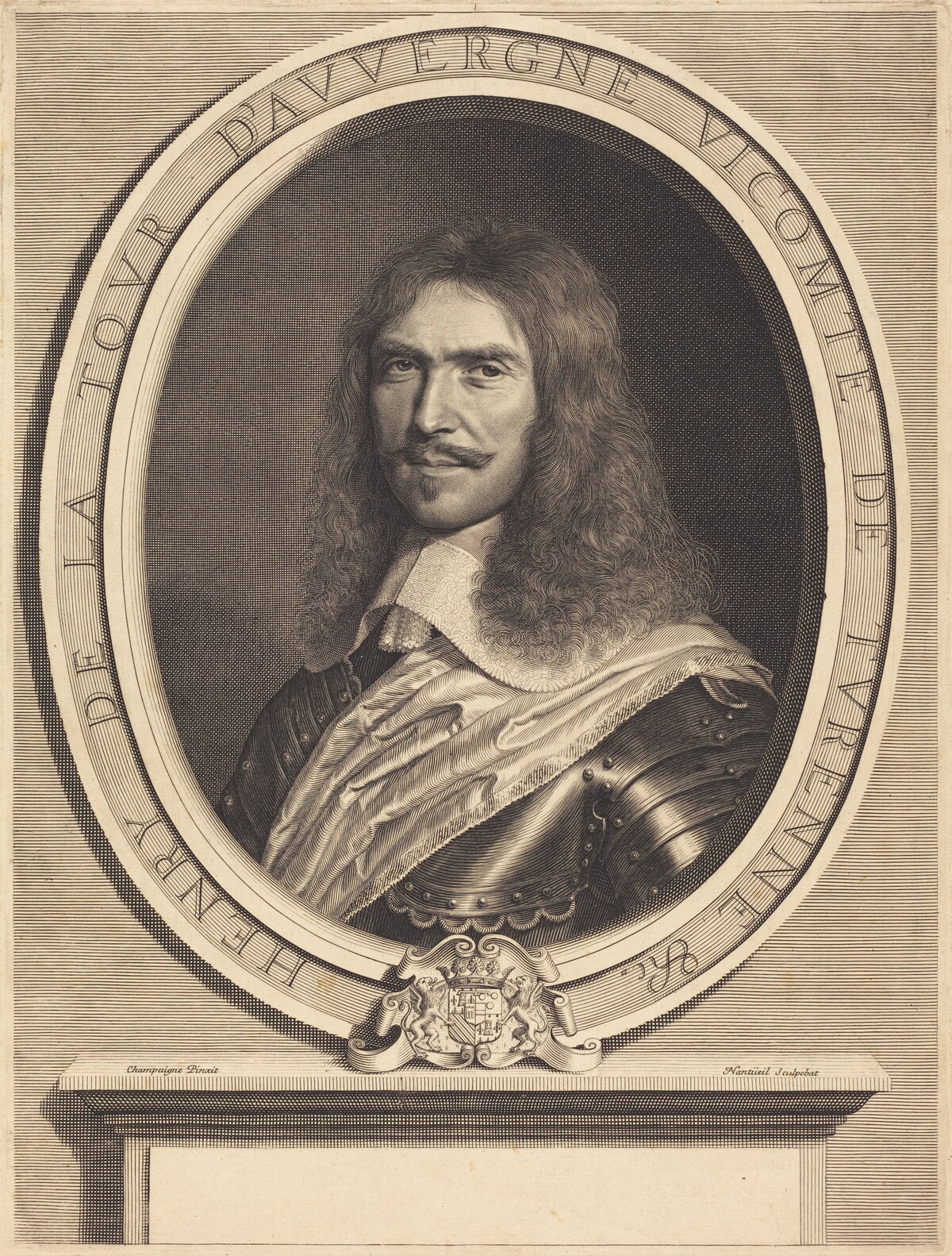 Marechal de Turenne by Robert Nanteuil after Philippe de Champaigne