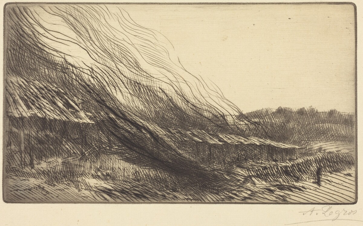 Rope-yards (Les corderies) by Alphonse Legros