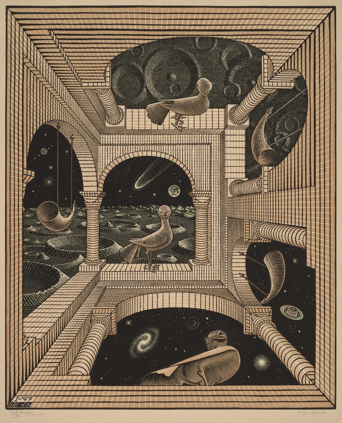 Other World (Another World) by M.C. Escher