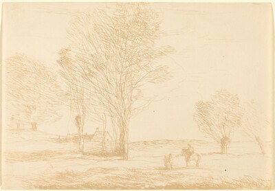 Horseman Halted in the Countryside (Cavalier arrete dans la campagna)