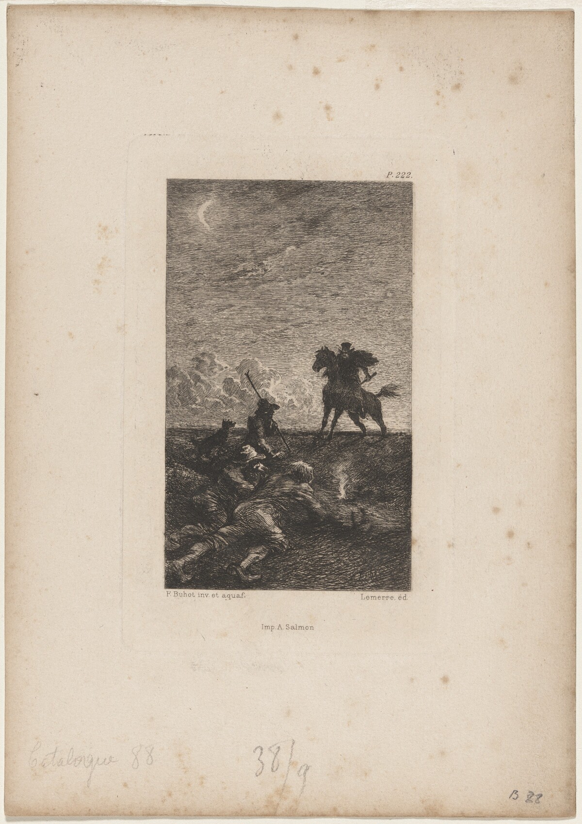 Thomas Le Hardouaye by Félix-Hilaire Buhot