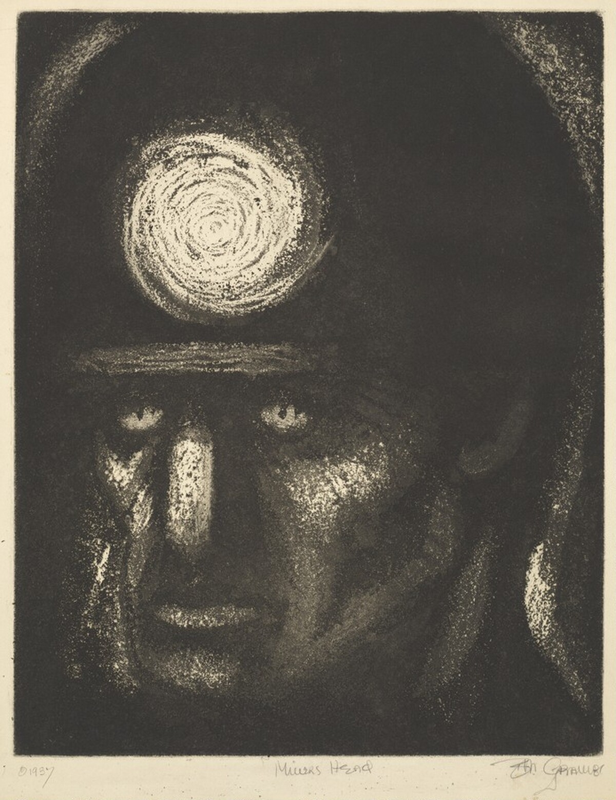 Miner's Head by Blanche Grambs
