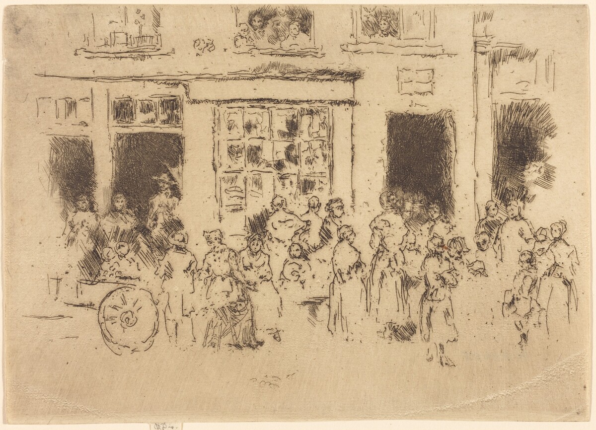 High Street, Brussels by James McNeill Whistler