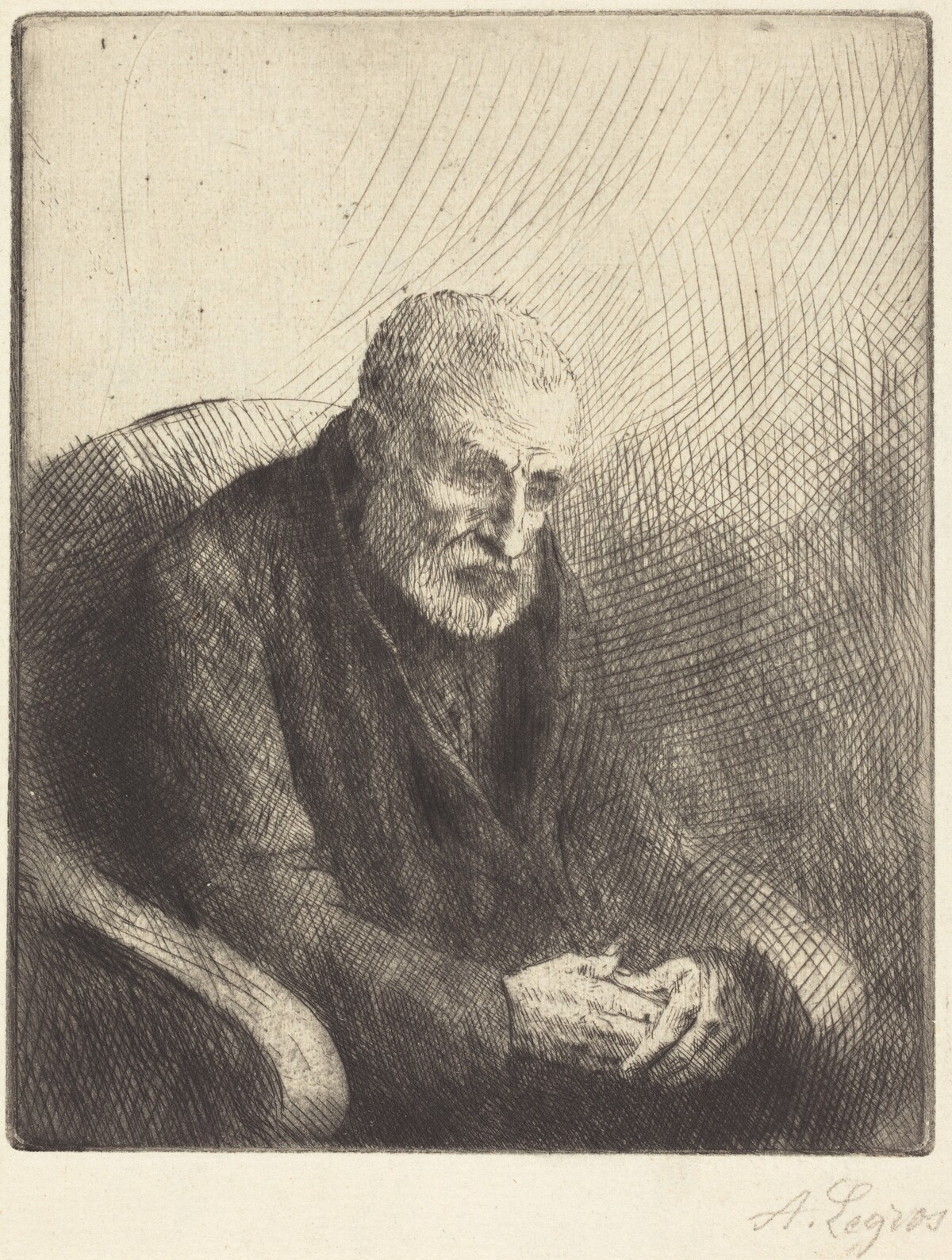 Paralytic (Le paralytique) by Alphonse Legros