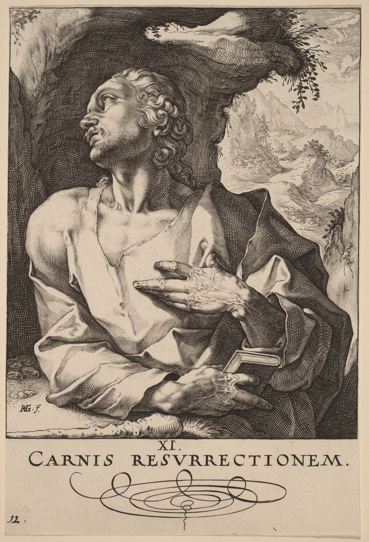 Saint Jude Thaddeus by Hendrik Goltzius