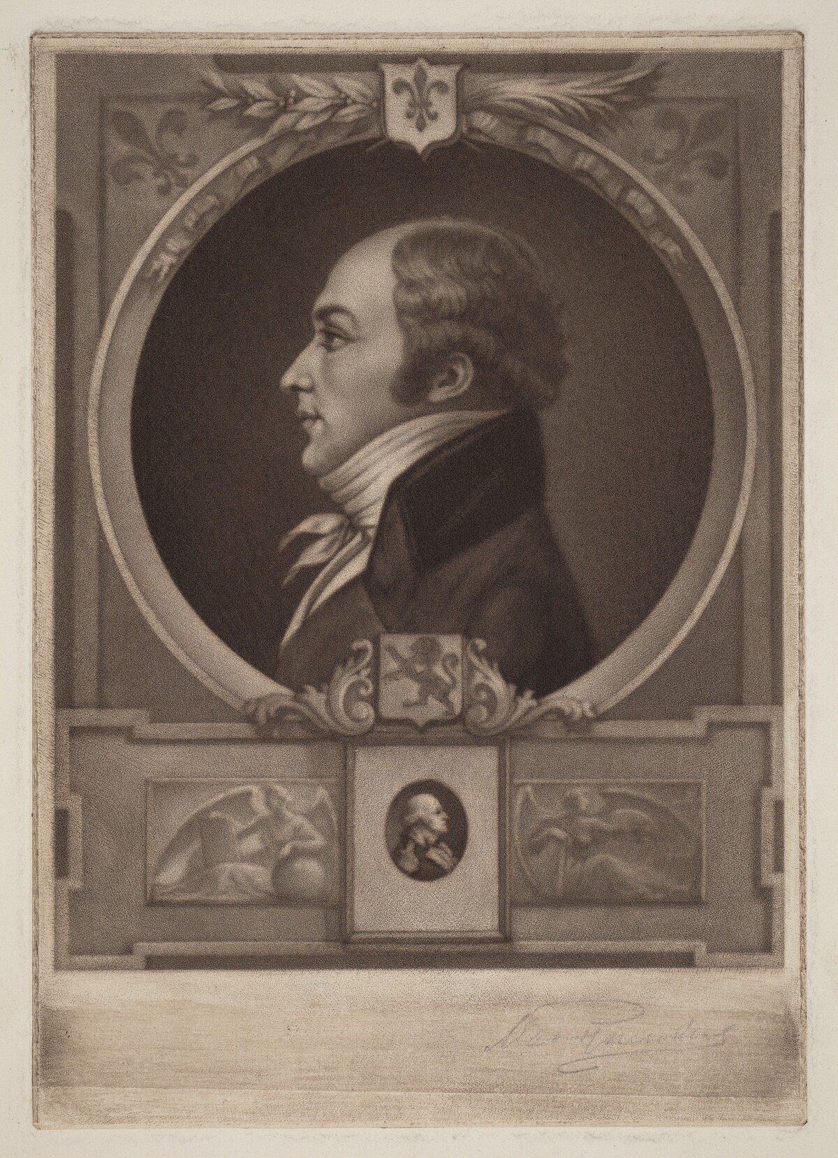 Charles Balthazar Julien Févret de Saint-Mémin by Max Rosenthal, after Charles B. J. Févret de Saint-Mémin