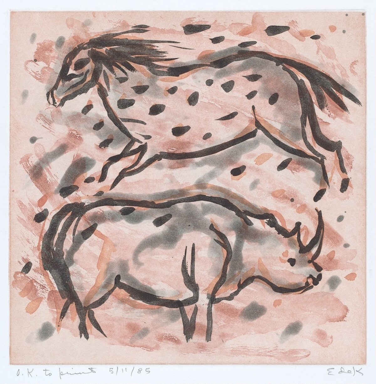 Pech-Merle by Elaine de Kooning