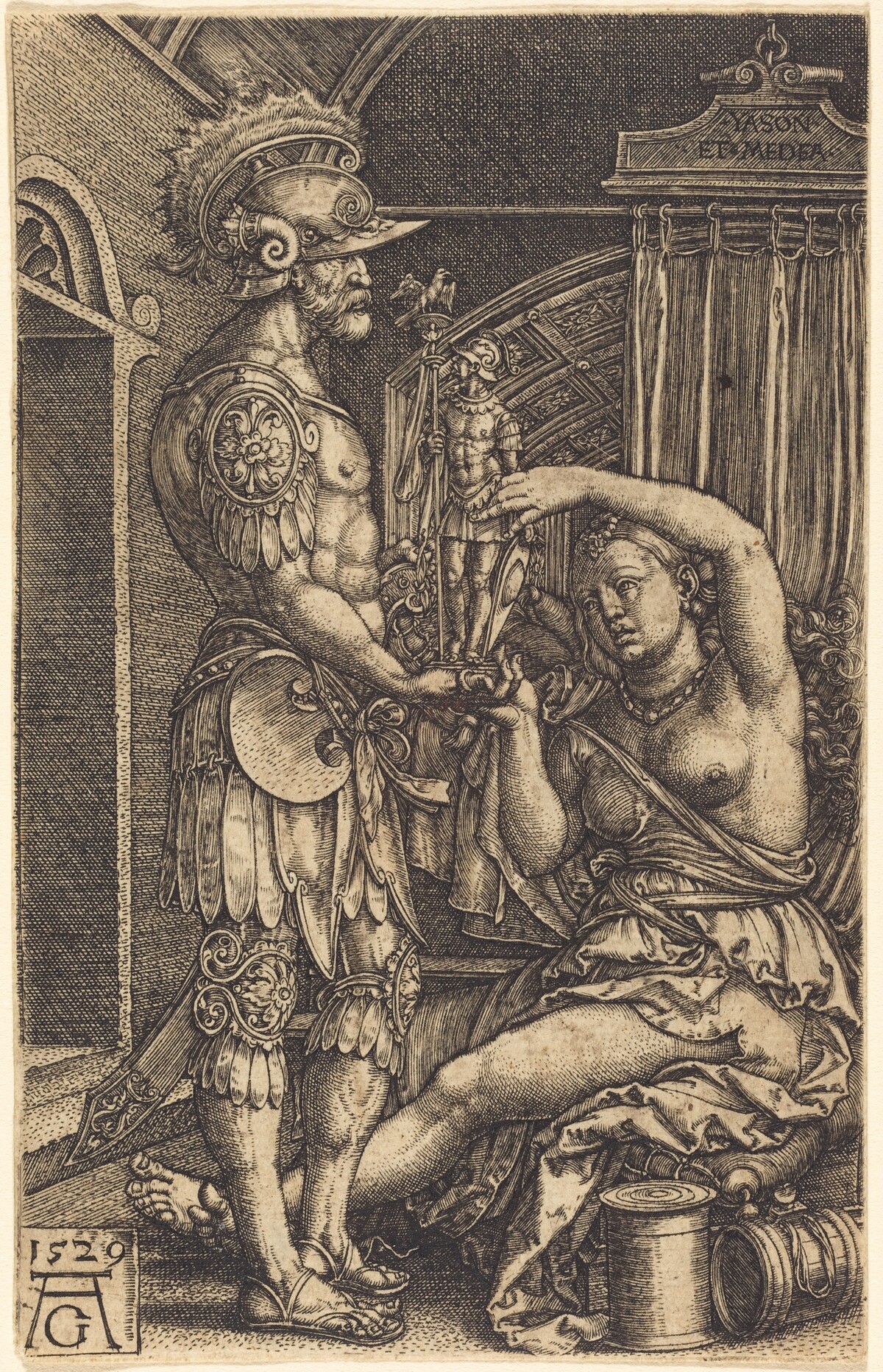 Jason and Medea by Heinrich Aldegrever