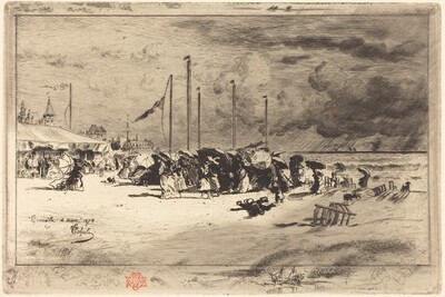 Un Grain à Trouville (Squall at Trouville)