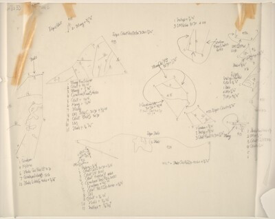 Drawing for Changes and Disappearances No. 33