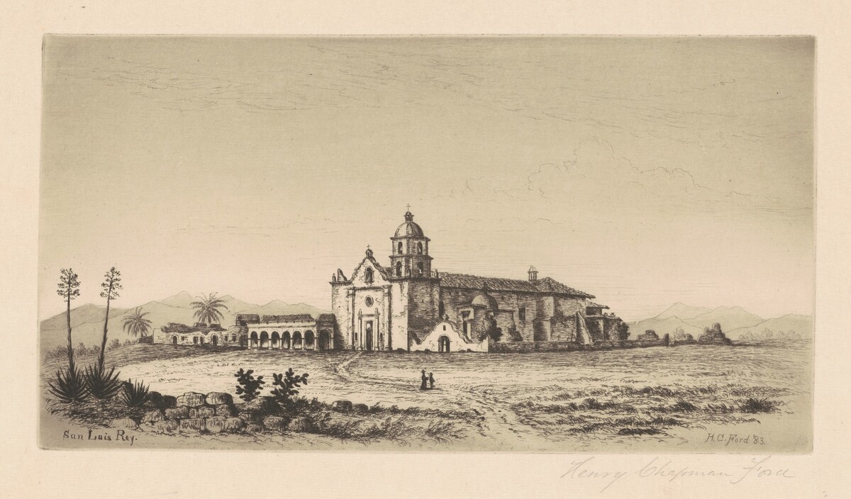 Mission San Luis Rey de Francia by Henry Chapman Ford