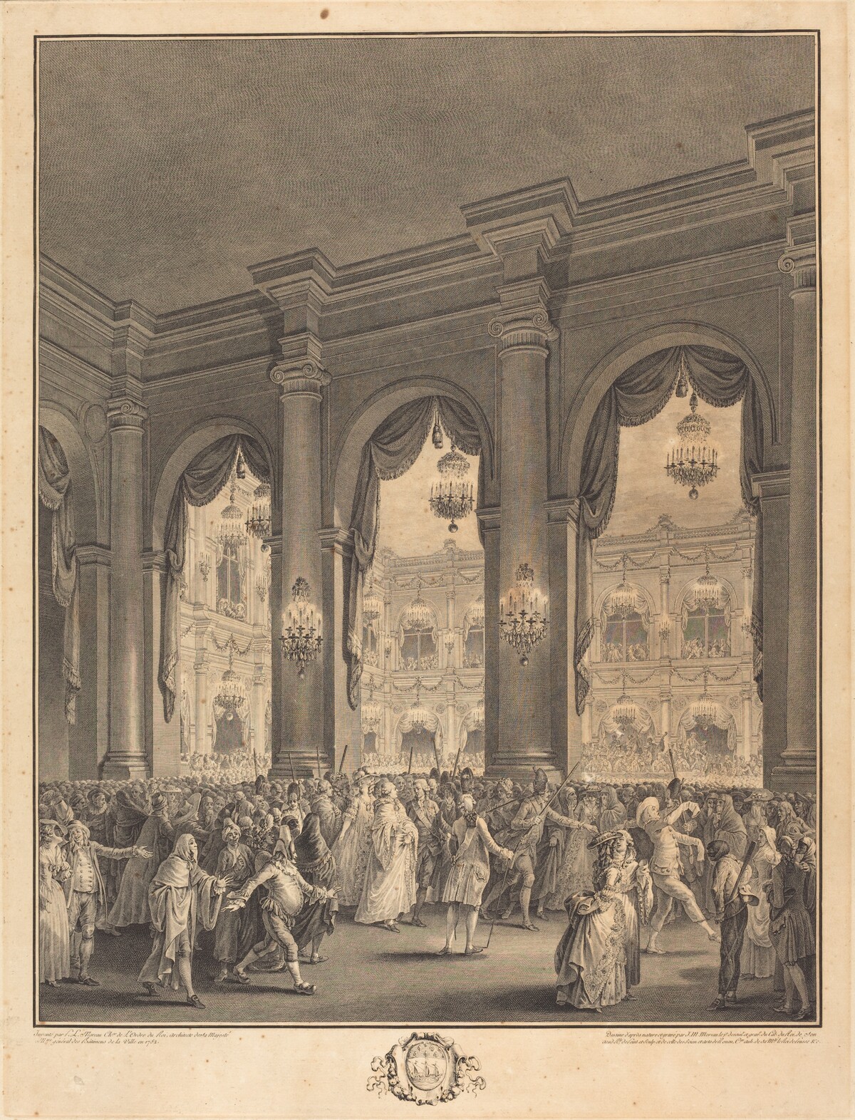 Le bal masqué by Jean-Michel Moreau