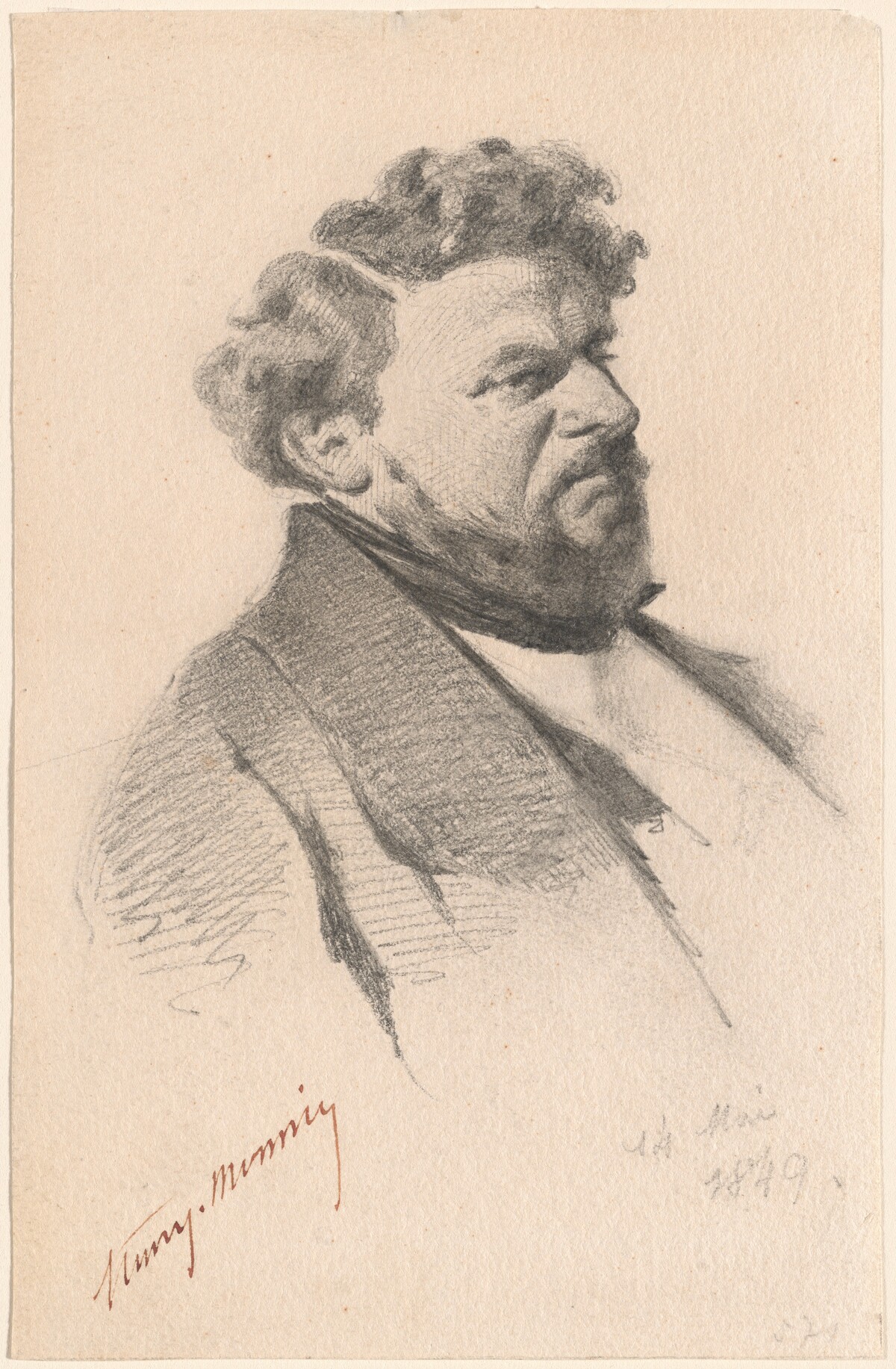 Portrait of a Man by Henry Bonaventure Monnier